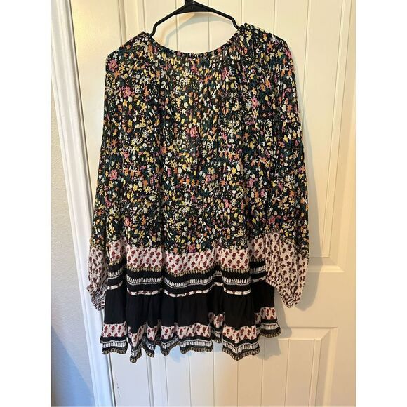 NWT Free People Gardenia Tunic Colorful Bohemian Top Size Small OB1064026 - Picture 7 of 9